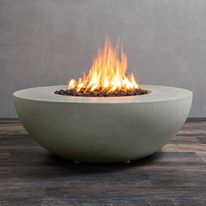 45" Round Gravity Concrete (GFRC) Fire Pit by Starfire Designs