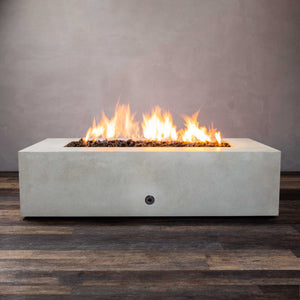 60" x 32" Rectangle Gravity Concrete (GRFC) Fire Pit by Starfire Designs