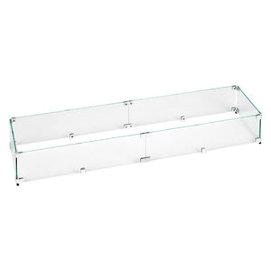 Linear Glass Flame Guard for 36" x 6" Linear Drop-In Pan by American Fire Products