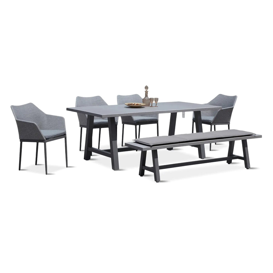 Commons Tailor 6 Piece Bench Dining Set by Harmonia Living