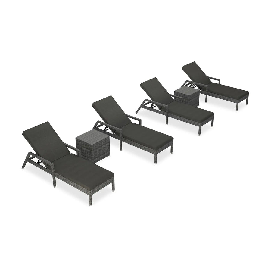 District 6 Piece Reclining Chaise Lounge Set by Harmonia Living