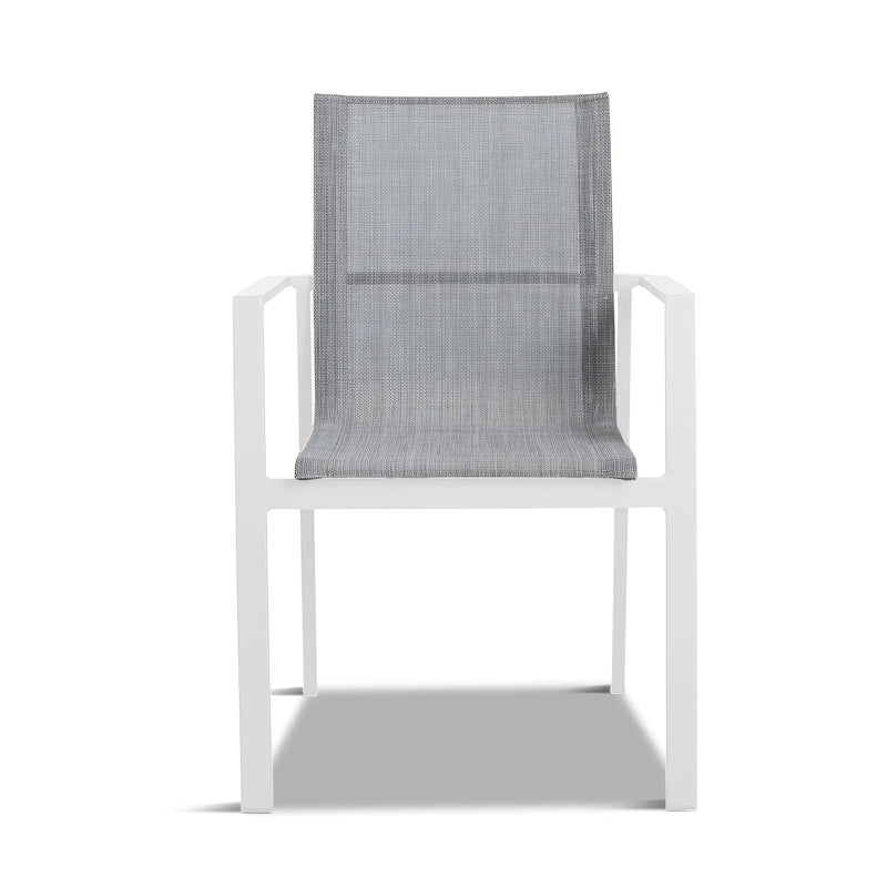 Lift Dining Arm Chair - White by Harmonia Living