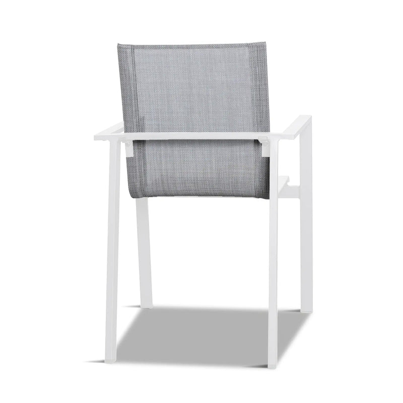 Lift Dining Arm Chair - White by Harmonia Living