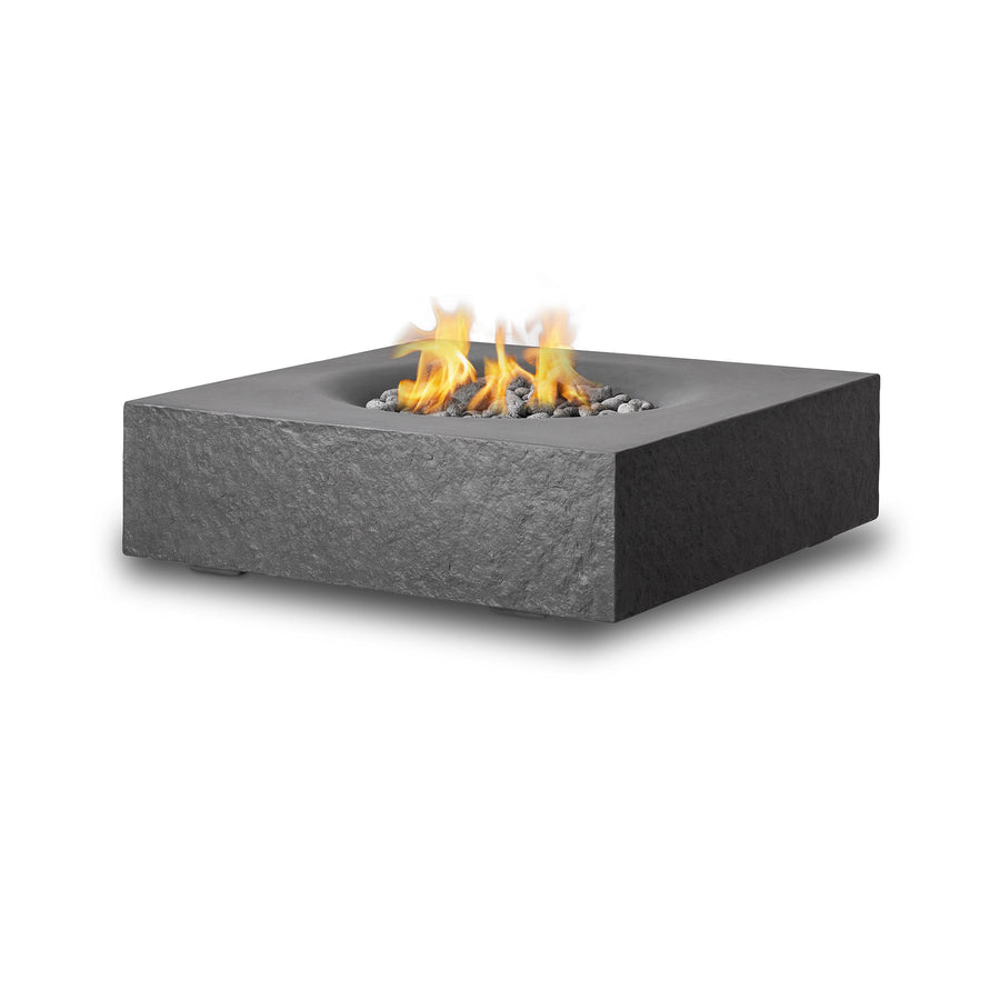 41" Square Fire Monument Concrete Fire Pit Table by PyroMania Fire