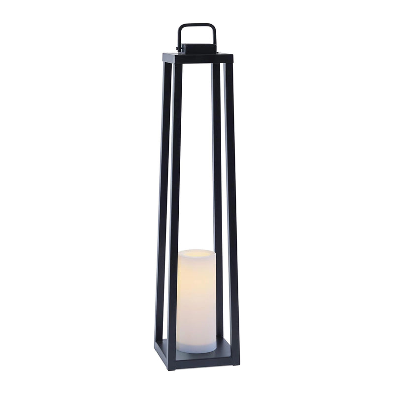 Real Flame 32" Redvale Lantern with Flameless Candle