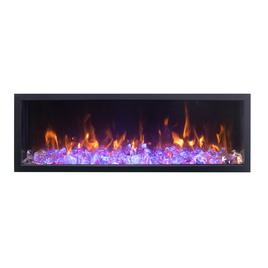 Remii Tall Indoor/Outdoor Built In Electric Fireplace