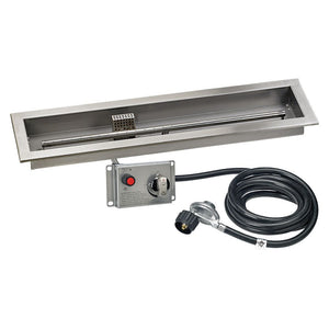 Linear CSA Certified Stainless Steel Drop-Pan Kit by American Fire Products
