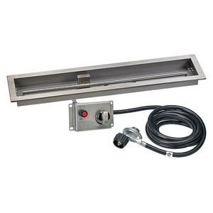 36" x 6" Linear CSA Certified Stainless Steel Drop-In Pan Kit by American Fire Products