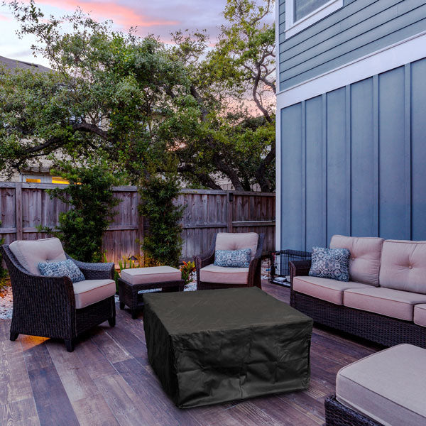 The Outdoor Plus Square Firepit Cover