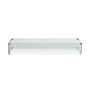 Linear Beton Glass Wind Guard by Starfire Designs