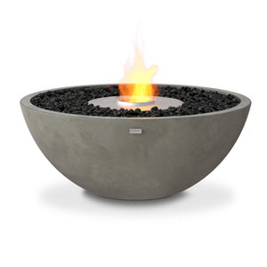 The EcoSmart Fire Mix 850 Natural Fire Pit is crafted from durable natural concrete with a stainless steel burner, creating an inviting and sophisticated fire feature. This outdoor patio fire pit runs on sustainable bioethanol fuel, making it an eco-conscious alternative to traditional gas fire bowls.