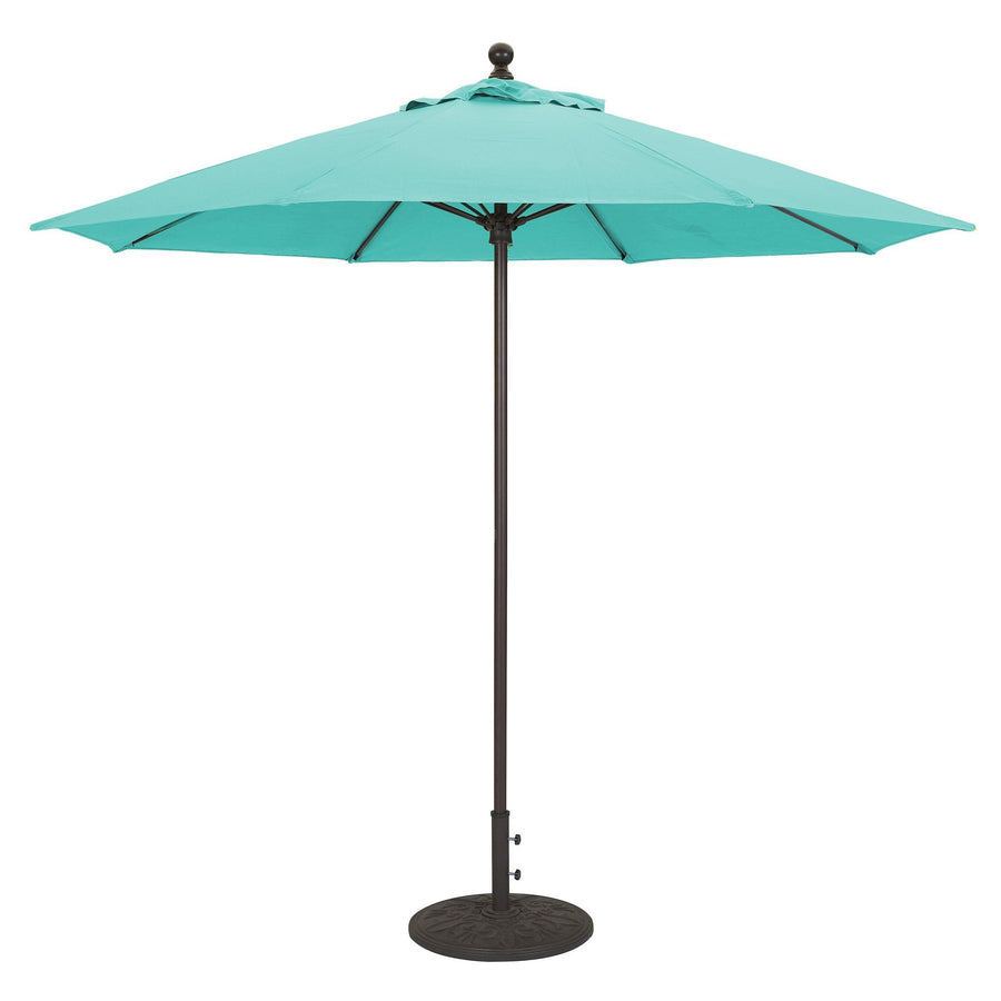Galtech 735 9' Commercial Manual Lift Umbrella - Bronze