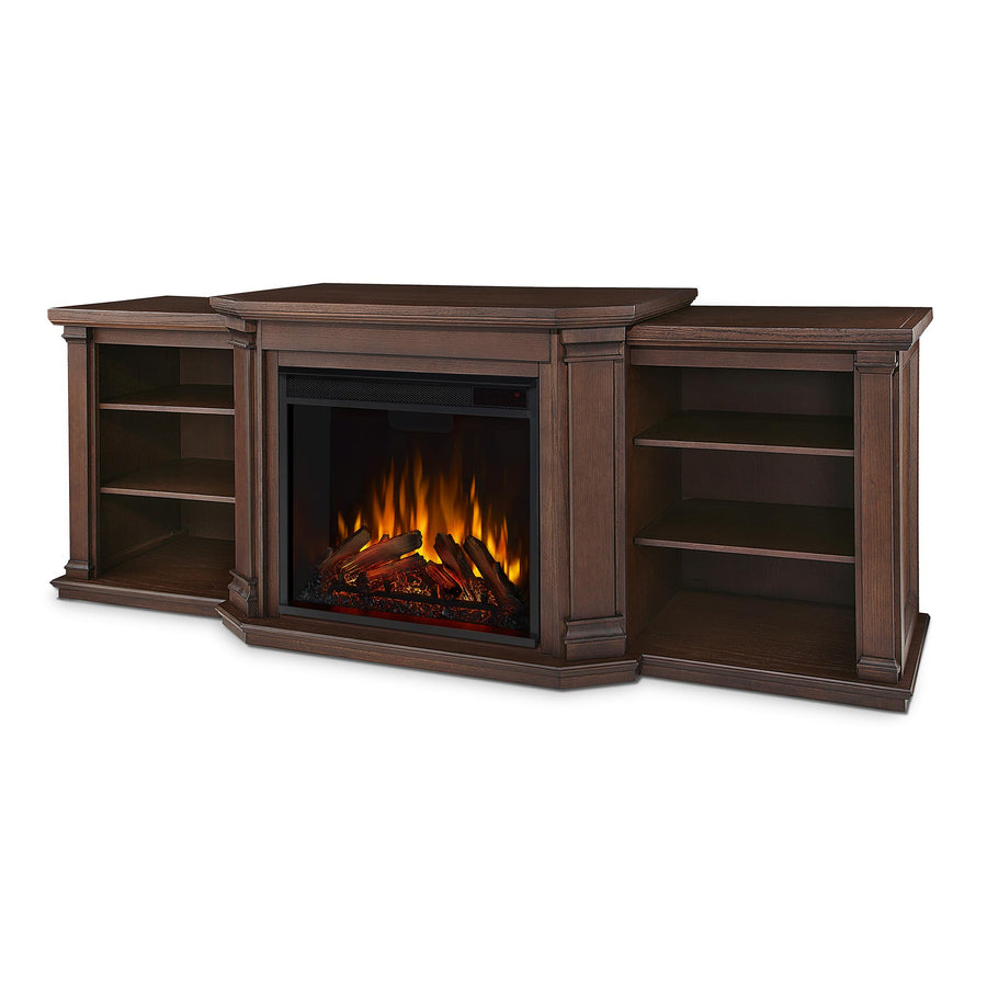 Real Flame Valmont Entertainment Center with Electric Fireplace