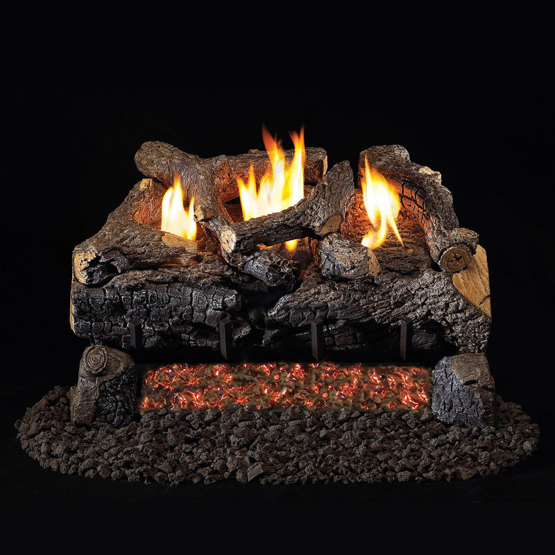 Vent-Free Gas Logs Evening Fyre Charred by Real Fyre