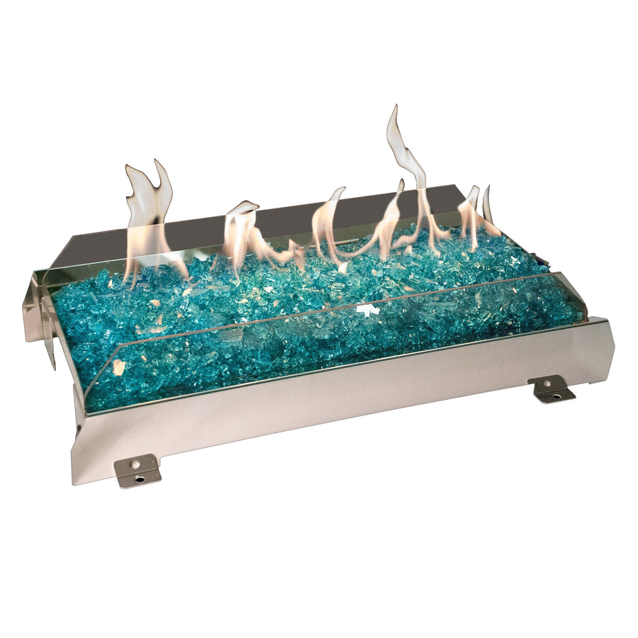 Glass Vent-Free See-Thru G21 Burner by Real Fyre