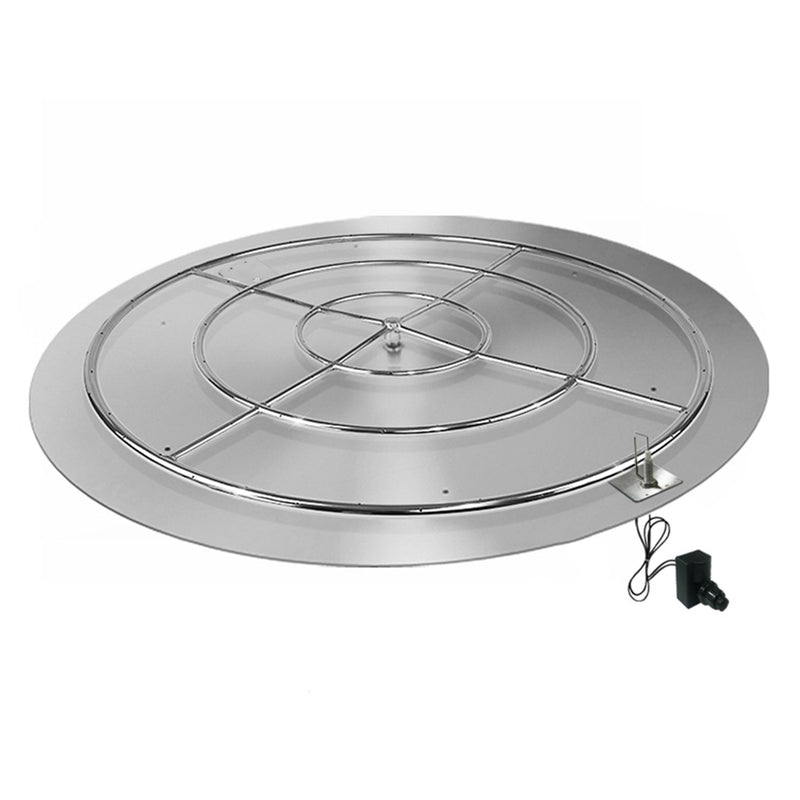 variant:48" Pan/36" Ring / Natural Gas / Built-In Connection Kit