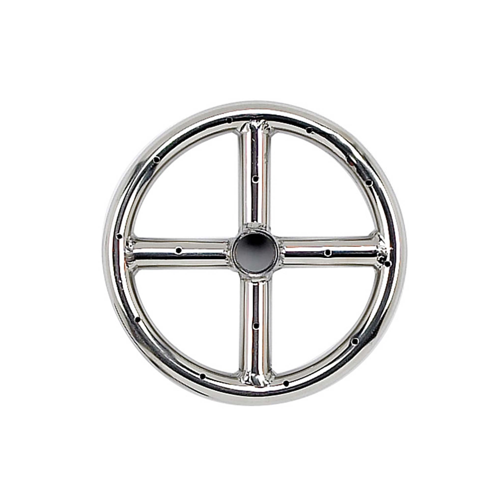 American Fire Glass Stainless Steel Fire Ring Burner Starfire Direct