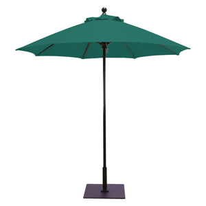 Galtech 725 7.5' Commercial Manual Lift Umbrella - Bronze