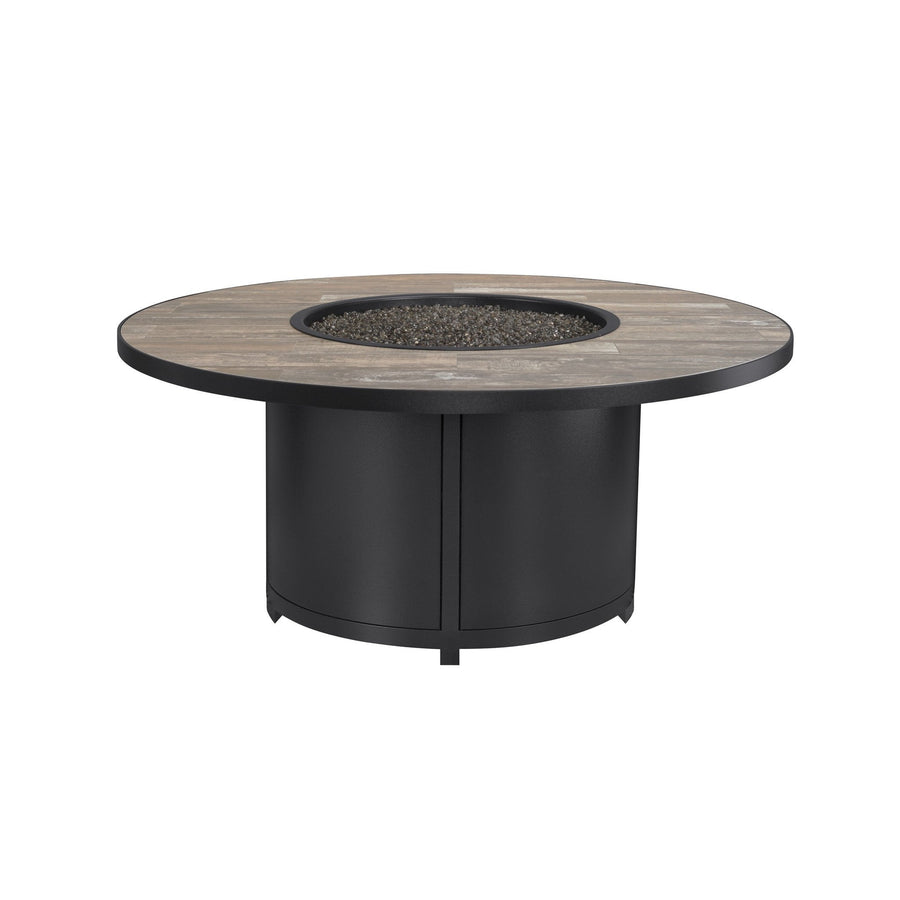 OW Lee 54" Round Chat Height Capri Fire Pit Table