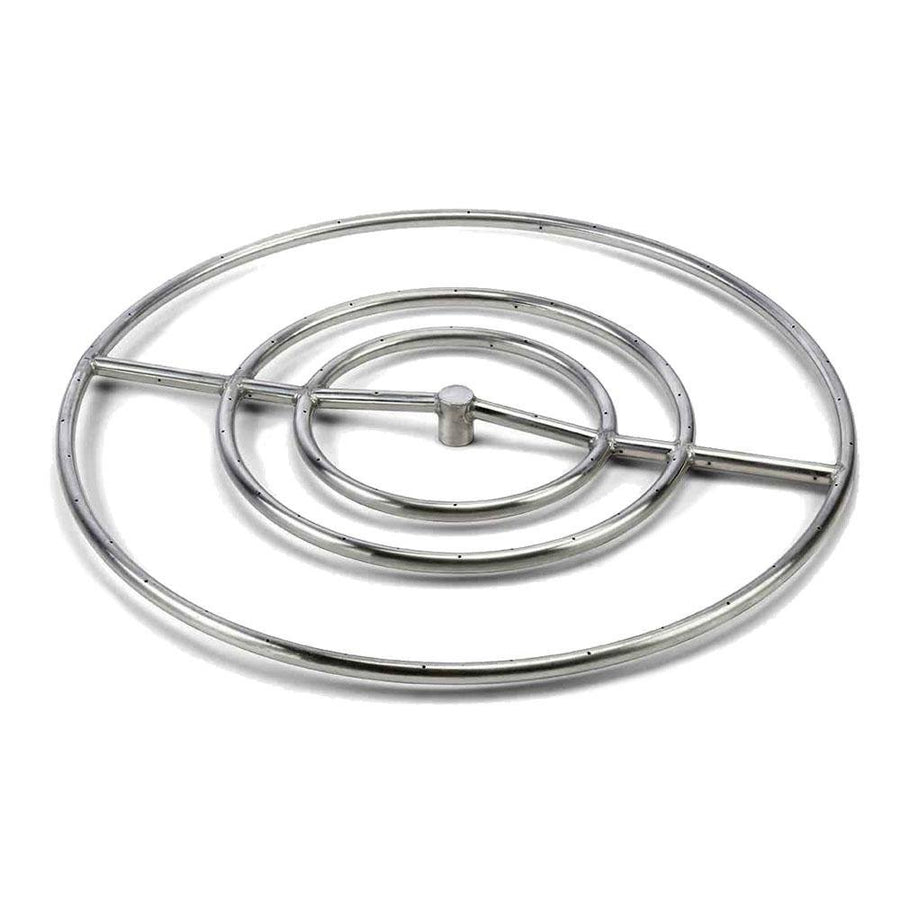 Round Stainless Steel Fire Ring by HPC Fire