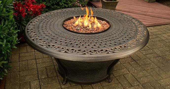 Get an Agio International Fire Pit and an RV – It Will Travel!