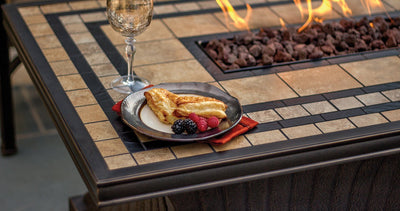Have a Family Dinner Al Fresco with Outdoor Fire Pits