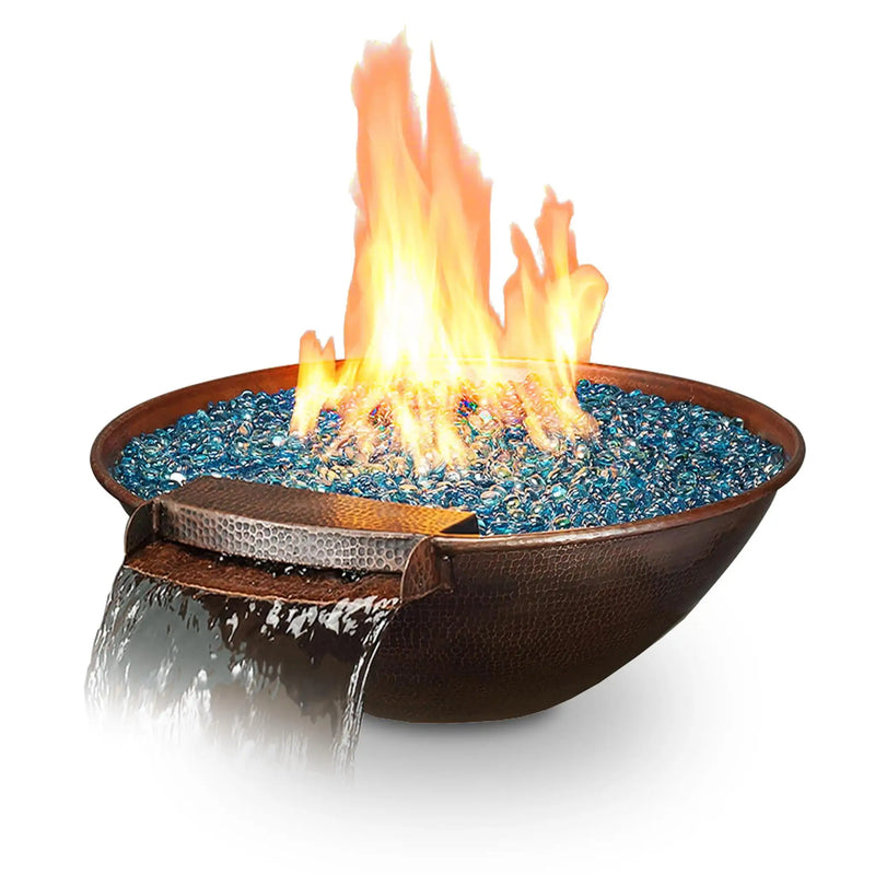 Starfire Designs 30" Taza Moreno Copper Fire and Water Bowl
