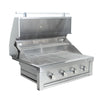 36" Stainless Steel Gran Fuego 4-Burner Built-In Liquid Propane Grill by Videl Grills