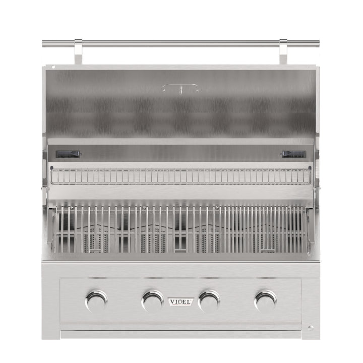 36" Stainless Steel Gran Fuego 4-Burner Built-In Liquid Propane Grill by Videl Grills