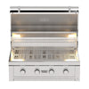 36" Stainless Steel Gran Fuego 4-Burner Built-In Liquid Propane Grill by Videl Grills