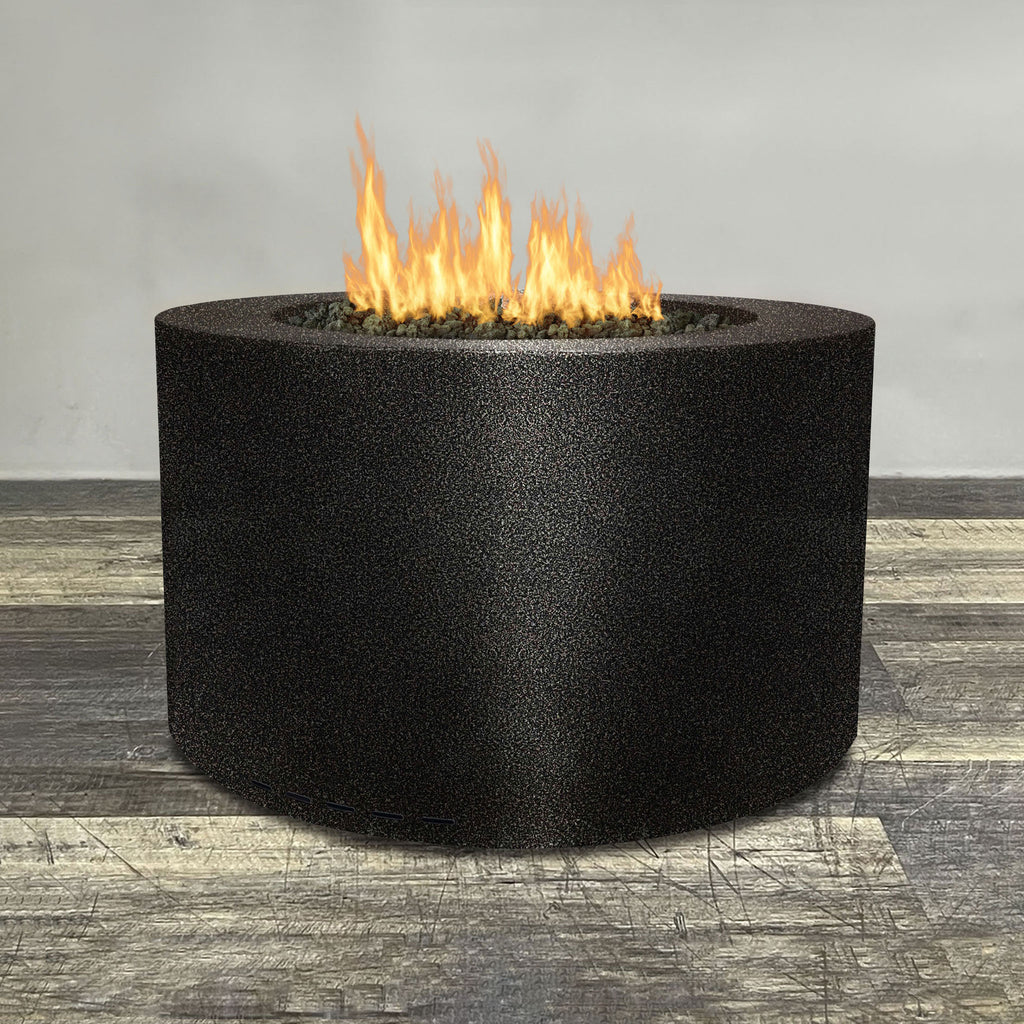 36" Round Gravity Powder Coated Steel Fire Pit by Starfire Designs