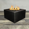 36" Square Gravity Powder Coated Steel Fire Pit by Starfire Designs
