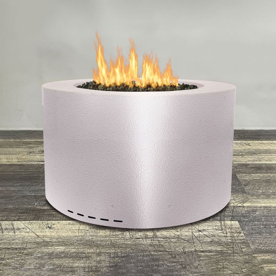 36" Round Gravity Powder Coated Steel Fire Pit by Starfire Designs