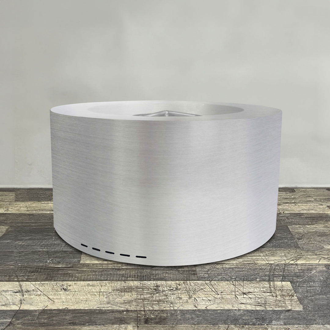 36" Round Gravity Stainless Steel Fire Pit by Starfire Designs