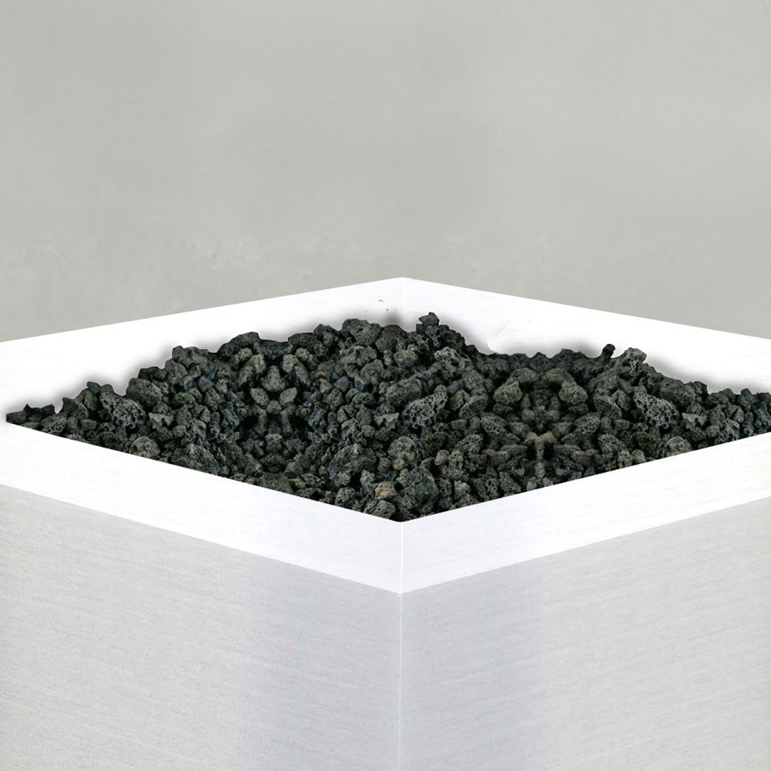 36" Square Gravity Stainless Steel Fire Pit by Starfire Designs