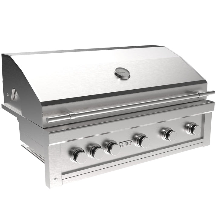 42" Stainless Steel Gran Fuego 5-Burner Built-In Liquid Propane Grill by Videl Grills