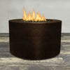 45" Round Gravity Powder Coated Steel Fire Pit - Natural Gas - by Starfire Designs