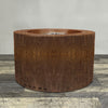 45" Round Gravity Corten Steel Fire Pit by Starfire Designs
