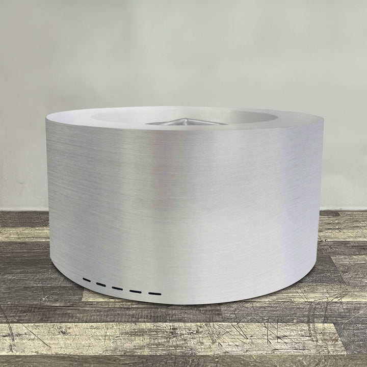 45" Round Gravity Stainless Steel Fire Pit by Starfire Designs