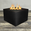 Starfire Designs Gravity Square Powder Coated Steel Gas Fire Pit with Propane Tank Access Door