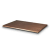 48 x 32-inch square copper tabletop with a smooth, flat-panel design, crafted from premium copper for outdoor fire pits. This tabletop is perfect for modern fire pit setups, patio fire tables, or backyard fire pits, offering a sleek surface that enhances the look of any outdoor space. Its natural copper finish is both functional and stylish, ideal for high-end outdoor fire bowls