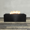 48" x 24" Rectangle Gravity Powder Coated Steel Fire Pit - Natural Gas - by Starfire Designs