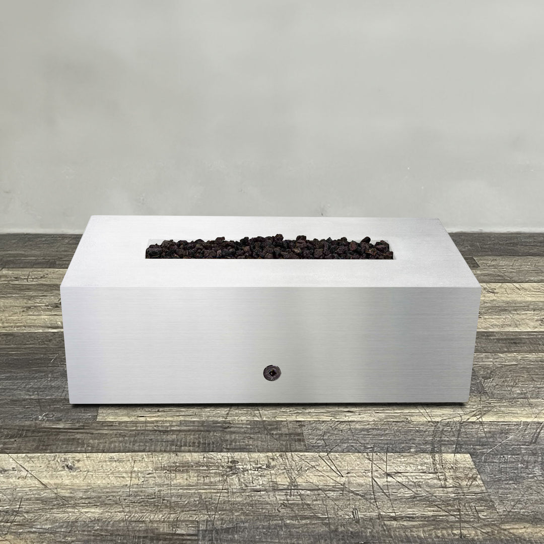 48" x 24" Rectangle Gravity Stainless Steel Fire Pit by Starfire Designs
