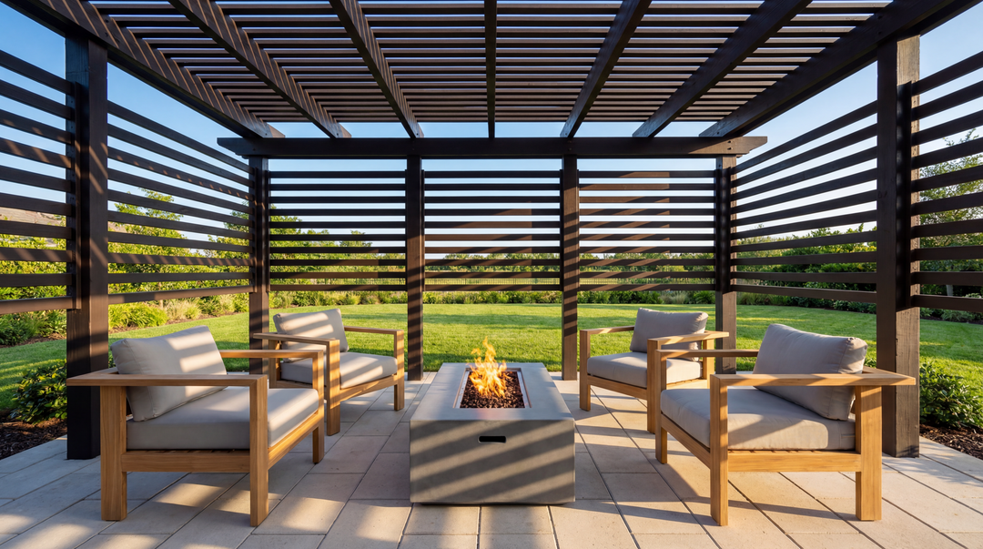 Ando 5-Piece Conversation Set with Fire Pit