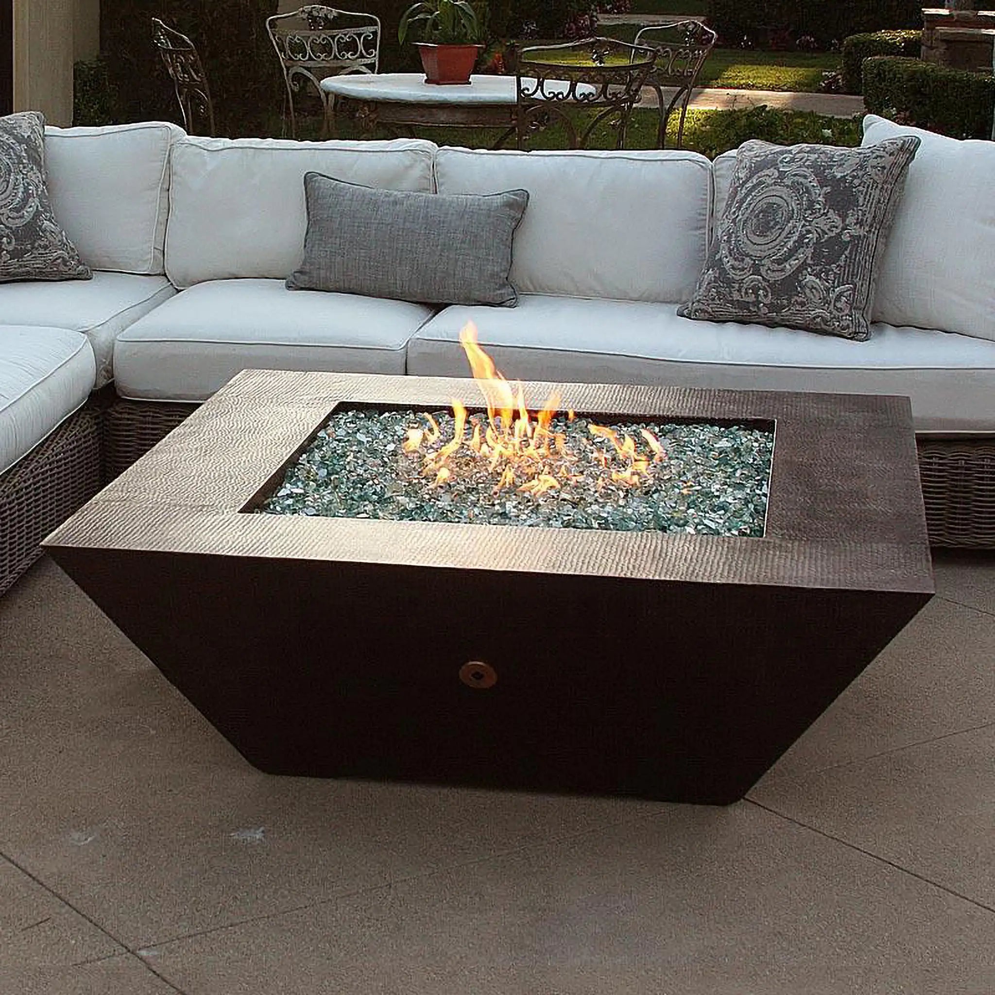 50" Plaza Moreno Copper Fire Pit Starfire Direct