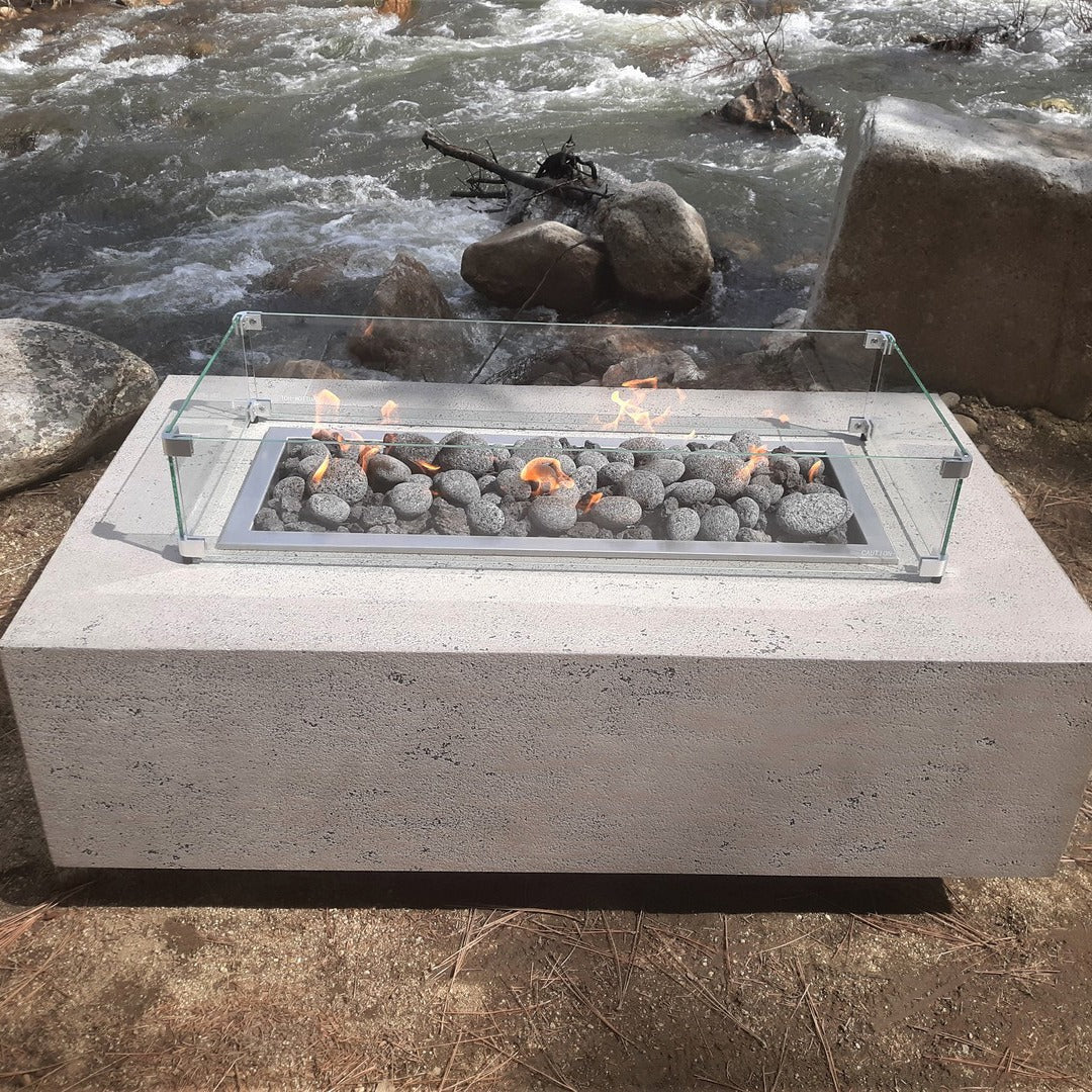 Rectangle Stainless Steel Drop-In Pan with All-Weather Electronic Ignition System by American Fire Products