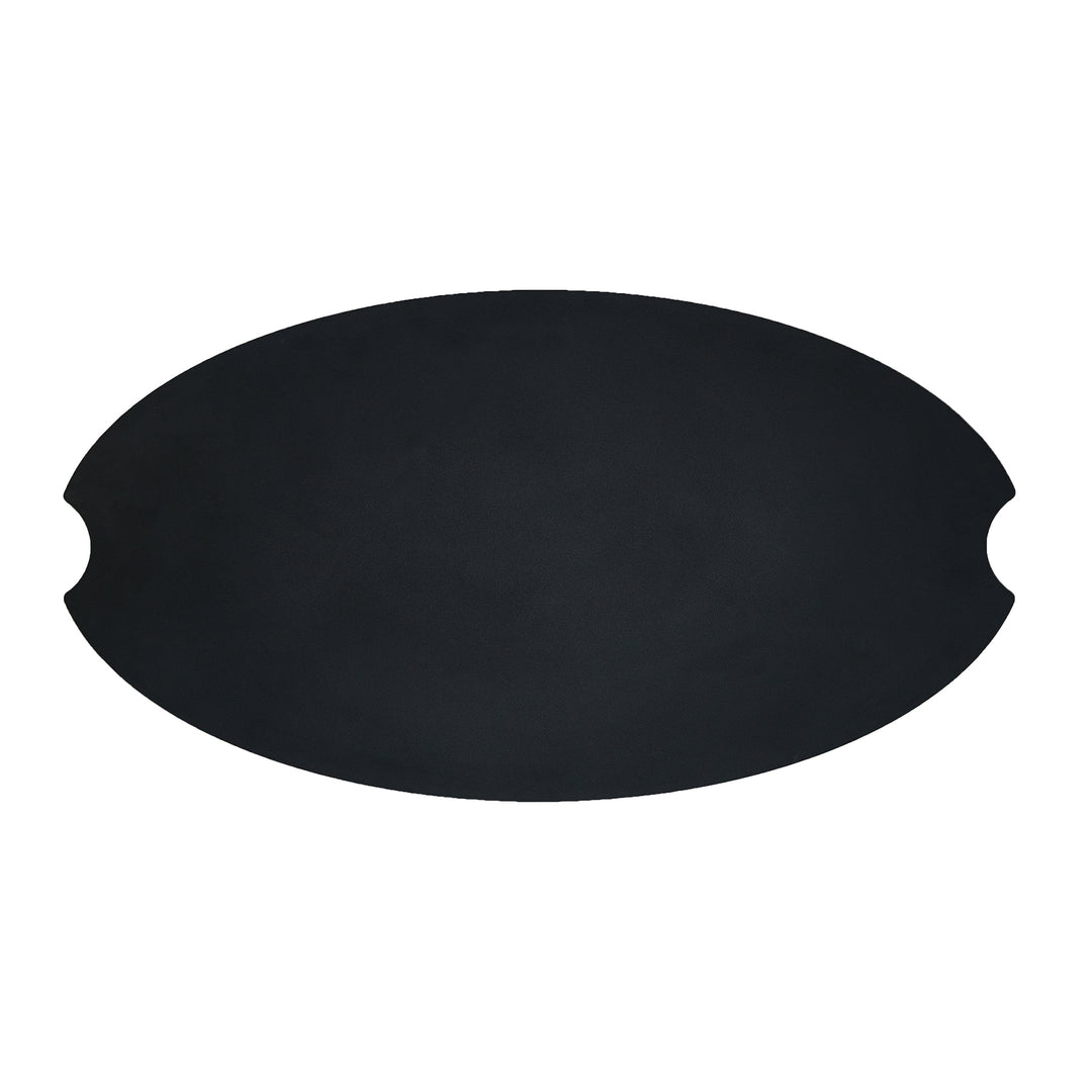 Real Flame Riverside Large Oval Steel Lid