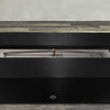 60" x 32" Rectangle Gravity Powder Coated Steel Fire Pit - Propane Gas Hardline - Push Button Spark Ignition - Black Hammertone by Starfire Designs