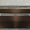 60" x 32" Rectangle Gravity Powder Coated Steel Fire Pit - Propane Gas Hardline - Push Button Spark Ignition - Bronze Hammertone by Starfire Designs