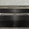 60" x 32" Rectangle Gravity Powder Coated Steel Fire Pit - Propane Gas Hardline - Push Button Spark Ignition - Silver Vein by Starfire Designs